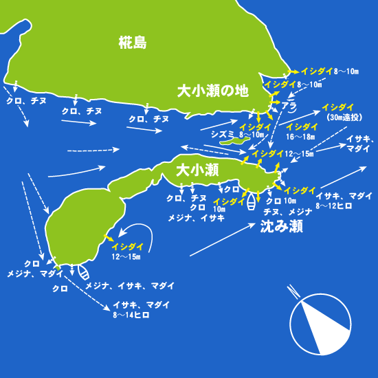 153 椛島・大小瀬[おこぜ]:せいわ,航輝